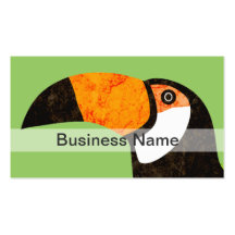 Go Green Toucan Toco Business Card