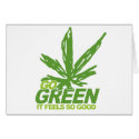 Go Green Weed cards