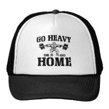 Go Heavy Or Go Home Weightlifting Hat