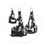 Go Kart Racing Sticker