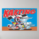 Go Karting Poster posters