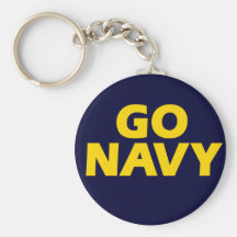Go Navy - keychain