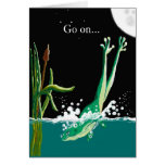 Go on, take the plunge! card