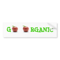 Go Organic Bumper Sticker