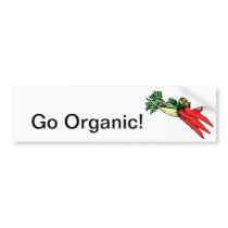 Go Organic! bumper stickers