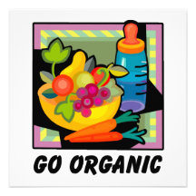 Go Organic Personalized Announcement
