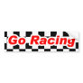 Go Racing Bumper Sticker