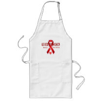 Go Red Defeat Heart Disease Apron