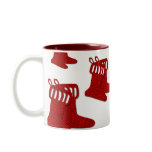Go Red Stockings! mugs