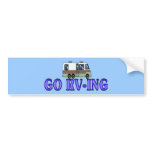 GO RV-ING bumper stickers