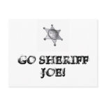 Go Sheriff Joe! postcards