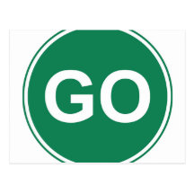 GO Sign Post Cards