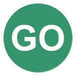 GO Sign stickers