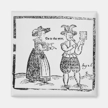 Go to the Wars, illustration from a pamphlet showi Magnets