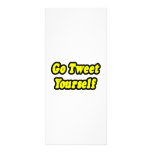 Go Tweet Yourself rack cards