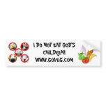 GO VEG bumper stickers
