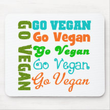 Go VEGAN Mouse Pad