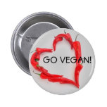 Go Vegan! Pins