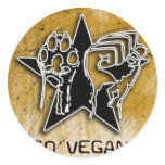 Go Vegan! stickers
