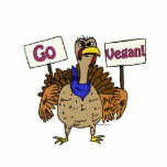 Go Vegan - Talking Turkey photo sculptures