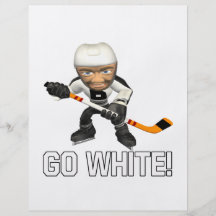 Go White Personalised Flyer