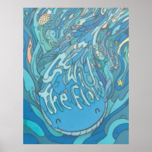 Go With The Flow Posters
