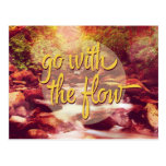 Go With The Flow River Postcards
