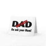 Go Your Ask Your Mum (Off Duty Dad) cards