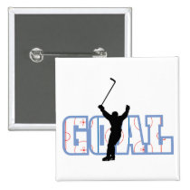 Goal - Ice Hockey Score - Sports Gifts buttons