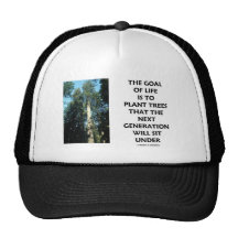 Goal Of Life Is To Plant Trees Next Generation Sit Mesh Hats