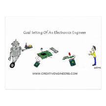 Goal Setting of An Electronics Engineer Post Card