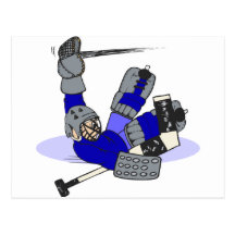 Goalie Save Post Cards