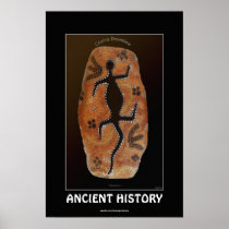GOANNA Australian Aboriginal-style Art Poster