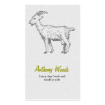 Goat business card