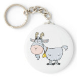 Goat Cartoon Character Key Chain