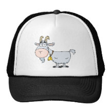 Goat Cartoon Character Mesh Hats