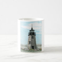 GOAT ISLAND LIGHT, NEWPORT, RI BEVERAGE MUG