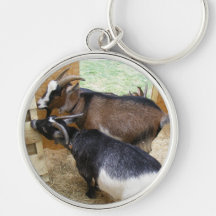 goat keyring keychain