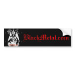 Goat of Mendes Black Bumpersticker