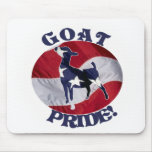 GOAT PRIDE AMERICAN FLAG USA mousepads