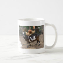 Goat taxi coffee mug