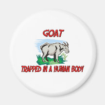 Goat trapped in a human body magnet
