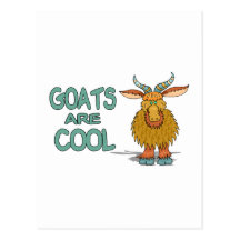 Goats Are Cool Postcards