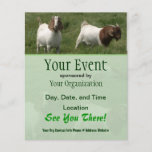 Goats Event Flyer