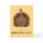 Gobble Gobble Thanksgiving card