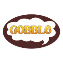 "Gobble" Thought Bubble for Thanksgiving