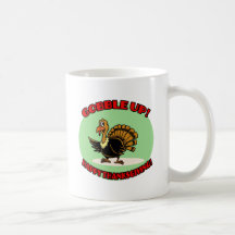 Gobble Up! Thanksgiving Turkey Mugs
