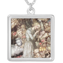 Goblin Market: precious golden lock Custom Jewelry