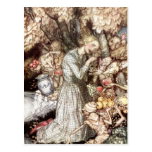 Goblin Market: precious golden lock Postcard