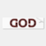 God Anagram Bumper Sticker